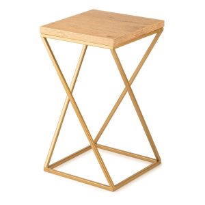 Kwietnik stojący 40cm blat Lancelot LOFT złoty 88000 Kwietnik stojący 40cm blat Lancelot LOFT złoty 88000