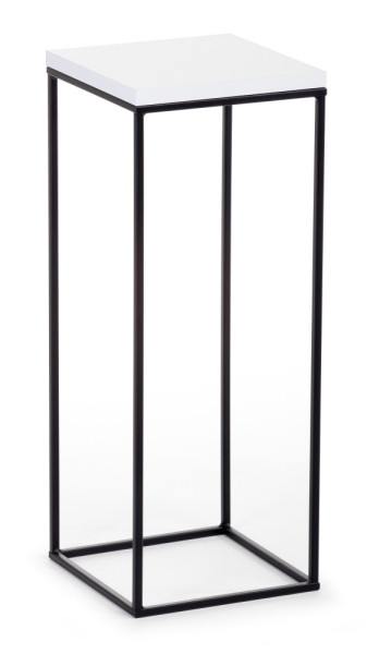 Kwietnik stojący 60 cm BasicLoft biały 88080