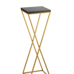 Kwietnik stojący 70 cm blat czarny LOFT metalowy 88094 Kwietnik stojący 70 cm blat czarny LOFT metalowy 88094