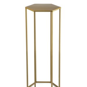 Kwietnik stojący 70 cm na kwiaty złoty GLAM 87997 Kwietnik stojący 70 cm na kwiaty złoty GLAM 87997