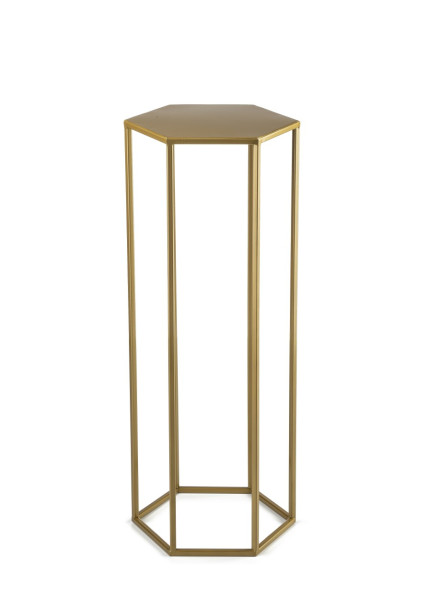 Kwietnik stojący 70 cm na kwiaty złoty GLAM 87997