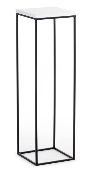 Kwietnik stojący 80 cm BasicLoft biały 88017