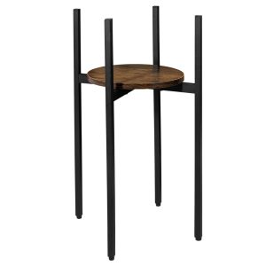 Kwietnik stojący loftowy Torre Rustic 60 cm czarny 608912 Kwietnik stojący loftowy Torre Rustic 60 cm czarny 608912