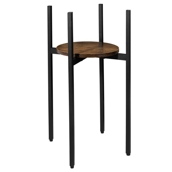 Kwietnik stojący loftowy Torre Rustic 60 cm czarny 608912