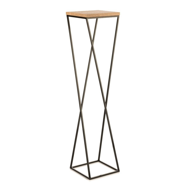 Kwietnik stojący metal 100 cm LOFT Lancelot MDF 87878