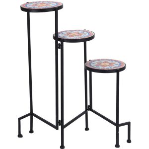 Kwietnik stojący MOZAIKA, 3 poziomy, 68 cm 262189 Kwietnik stojący MOZAIKA, 3 poziomy, 68 cm 262189
