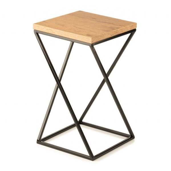 Kwietnik stojący na kwiaty 40 cm z blatem dąb LOFT 87998