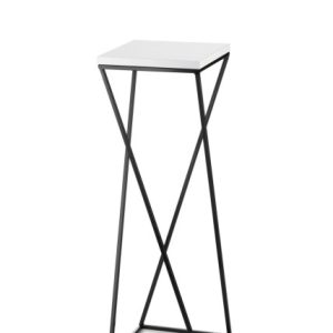 Kwietnik stojący na kwiaty LOFT 70 cm z blat biały 88135 Kwietnik stojący na kwiaty LOFT 70 cm z blat biały 88135