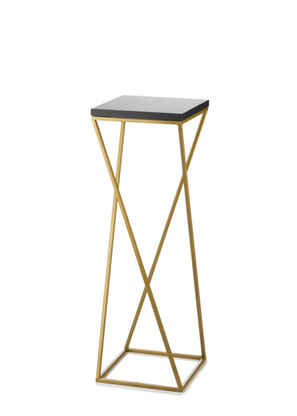 Kwietnik stojący na rośliny 70 cm MDF złoty GLAM 88136