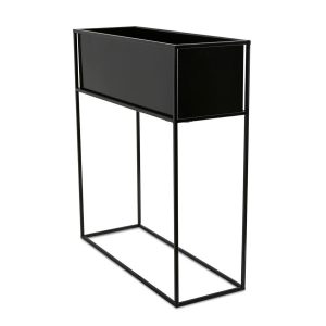 Kwietnik stojący skrzynia czarna 70 cm LOFT 88138 Kwietnik stojący skrzynia czarna 70 cm LOFT 88138