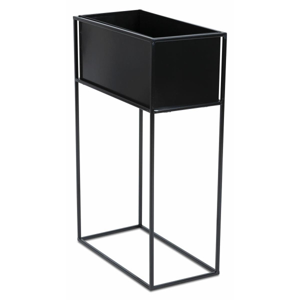 Kwietnik stojący skrzynia czarny 70 cm LOFT 87994