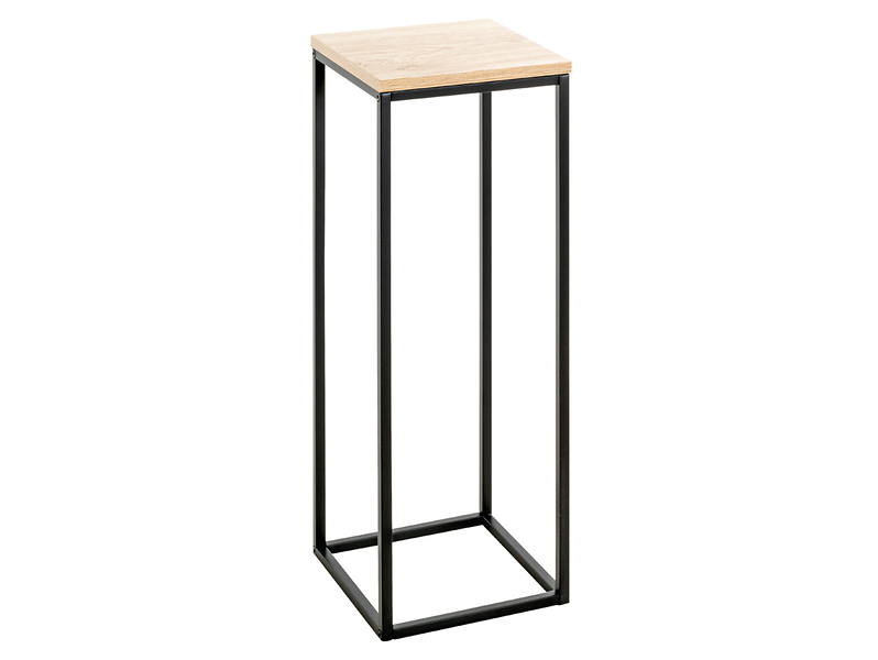 Kwietnik stojący Watford L 23x67 cm czarny/dąb 714105