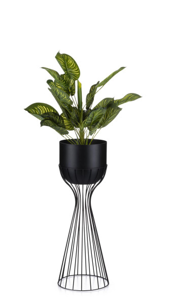 Kwietnik stojący z osłonką 56 cm LOFT metal 89259