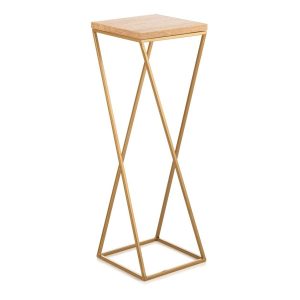 Kwietnik stojący złoty na kwiaty 70 cm metal GLAMOUR 88126 Kwietnik stojący złoty na kwiaty 70 cm metal GLAMOUR 88126