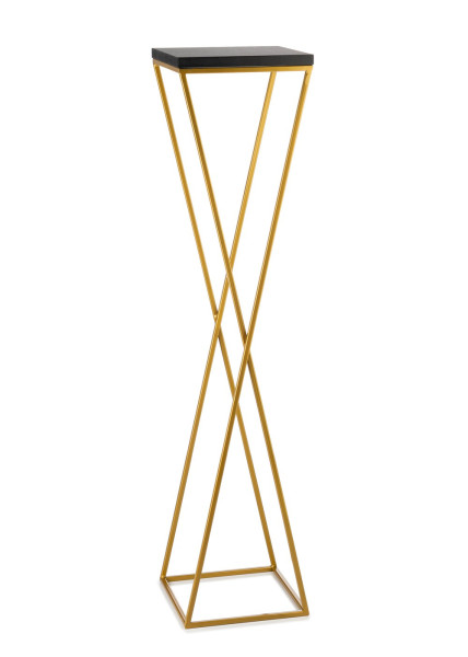 Kwietnik stojak 100 cm blat czarny LOFT metalowy 88133