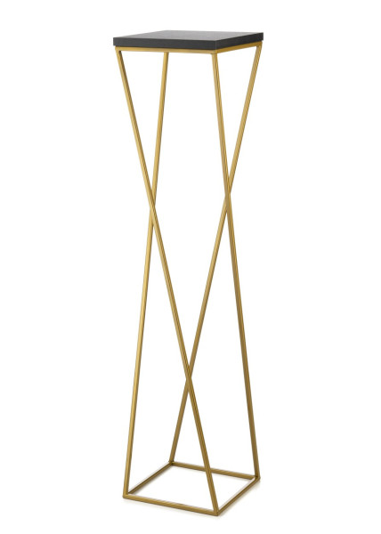 Kwietnik stojak 100 cm złoty metal 87891