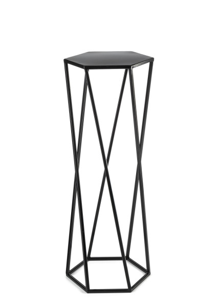 Kwietnik stojak na rośliny czarny 70 cm LOFT 88132
