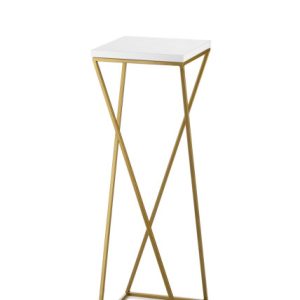 Kwietnik wolnostojący złoto biały 70 cm GLAMOUR 88020 Kwietnik wolnostojący złoto biały 70 cm GLAMOUR 88020