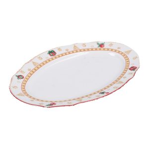 LA PORCELLANA BIANCA CHRISTMAS EDITION Owalna taca 32 cm 673544 LA PORCELLANA BIANCA CHRISTMAS EDITION Owalna taca 32 cm 673544