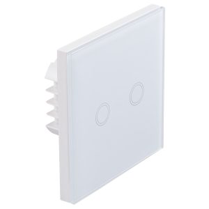 Łącznik świecznikowy LightLogic LL TOUCH SWITCH 2W 31342 włącznik podwójny 915811 Łącznik świecznikowy LightLogic LL TOUCH SWITCH 2W 31342 włącznik podwójny 915811