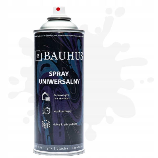 Lakier farba spray emalia RAL 9010 biały połysk 756971