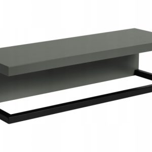 Lakierowana Półka łazienkowa LOV 40 cm Zielony Półmat z Metalowym Wieszakem 716984 Lakierowana Półka łazienkowa LOV 40 cm Zielony Półmat z Metalowym Wieszakem 716984