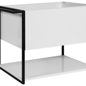 Lakierowana Szafka pod Umywalkę LOV 60 cm Biały Połysk Wisząca Szuflada 717132 Lakierowana Szafka pod Umywalkę LOV 60 cm Biały Połysk Wisząca Szuflada 717132