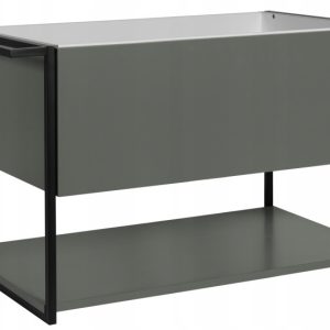 Lakierowana Szafka pod Umywalkę LOV 80 cm Zielona Wisząca Szuflada Wieszak 717150 Lakierowana Szafka pod Umywalkę LOV 80 cm Zielona Wisząca Szuflada Wieszak 717150