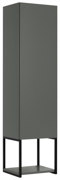Lakierowany Słupek Wiszący LOV 130 cm Zielony Półmat Metalowa Rama 1 Drzwi 717128
