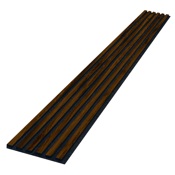 Lamele 3D na filcu akustyczne 265x30 orzech 729928