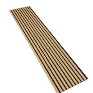 Lamele na czarnej płycie Ścienne 275x46cm Panele Dekoracyjne Dąb Cleveland 756511 Lamele na czarnej płycie Ścienne 275x46cm Panele Dekoracyjne Dąb Cleveland 756511