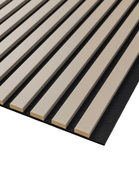 Lamele na Czarnym Filcu Ścienne SunWood Panele Dekoracyjne 275x46 Piaskowy 763770