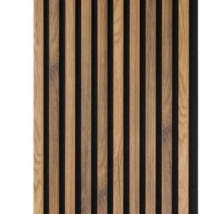 Lamele na Czarnym Filcu SunWood Dąb Valencia 275×46 cm Akustyczne 1 szt. 756504 Lamele na Czarnym Filcu SunWood Dąb Valencia 275×46 cm Akustyczne 1 szt. 756504