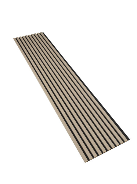 Lamele ścienne na czarnej płycie SunWood 275x46 Panel Dekoracyjny Piaskowy 763773