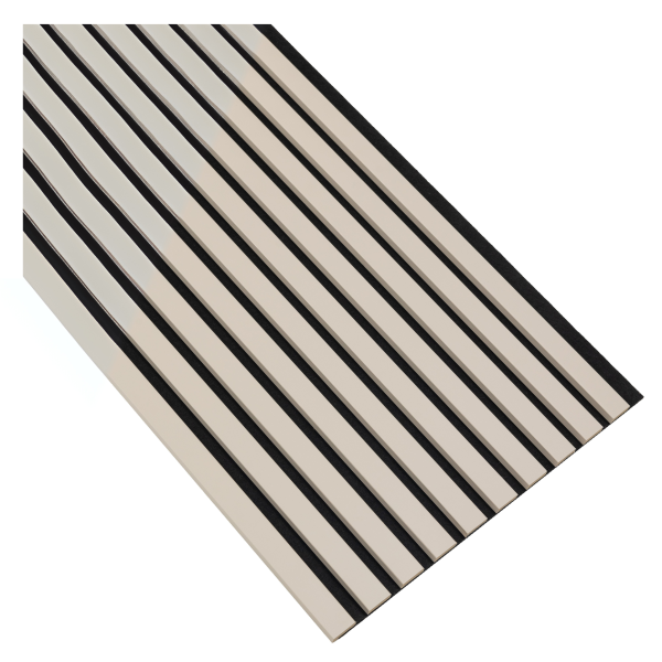 Lamele Ścienne na Czarnym Filcu 275x46cm SunWood Panele Dekoracyjne Kaszmir 763771