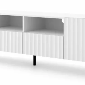 Lamelowa szafka pod TV z szufladami – Orero 692501