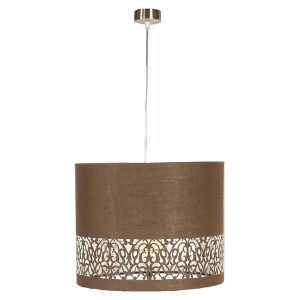 Lampa Arabesca z tworzywa sztucznego brązowa 195413