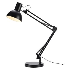 Lampa biurkowa Architect metalowa czarna 48032 Lampa biurkowa Architect metalowa czarna 48032