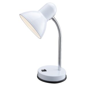 Lampa biurkowa Basic biała 26983 Lampa biurkowa Basic biała 26983