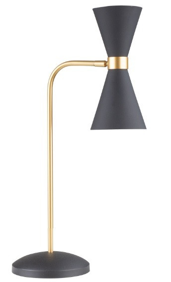 Lampa biurkowa CORNET czarno-złota LED 10W 3000K 550lm Maxlight 1017544