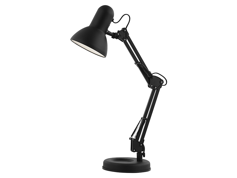 Lampa biurkowa Famous metalowa czarna 26986