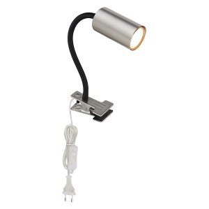 Lampa biurkowa klips Robby metalowa srebrna 54823 Lampa biurkowa klips Robby metalowa srebrna 54823