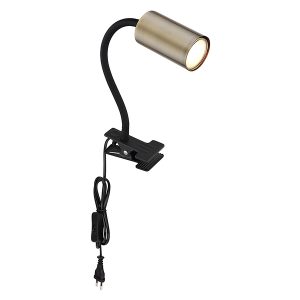 Lampa biurkowa klips Robby metalowa złota 54826 Lampa biurkowa klips Robby metalowa złota 54826