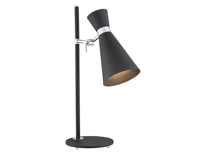 Lampa biurkowa Lukka stalowa czarna 26421