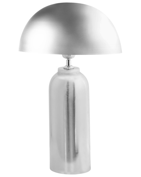 Lampa biurkowa metal klosz 47 cm srebrna 712143