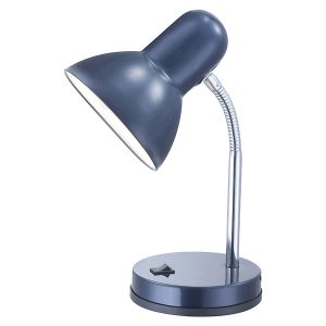 Lampa biurkowa metalowa niebieska 26984 Lampa biurkowa metalowa niebieska 26984