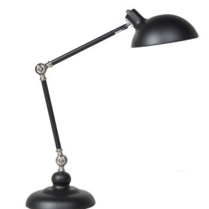 Lampa biurkowa nocna regulowana czarna 142082 Lampa biurkowa nocna regulowana czarna 142082