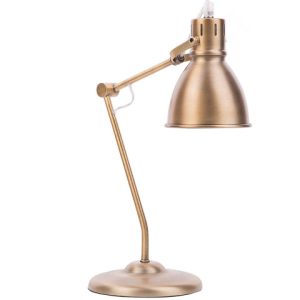 Lampa biurkowa stołowa regulowana mosiężna 60965 Lampa biurkowa stołowa regulowana mosiężna 60965