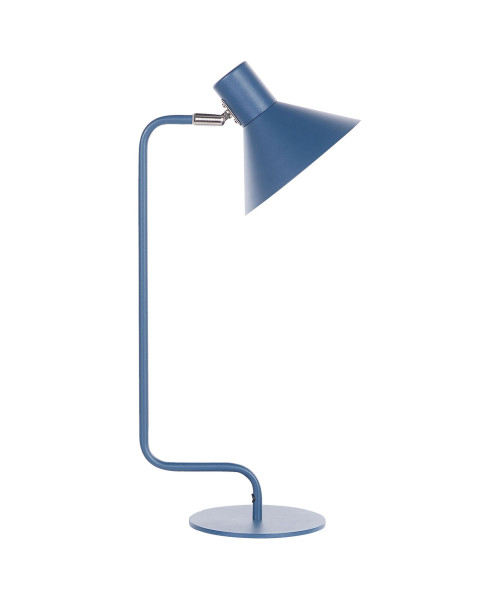 Lampa biurkowa stołowa regulowana niebieska 60973