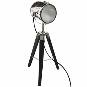 Lampa dekoracyjna metalowa na trzech nóżkach, 68 cm 147224 Lampa dekoracyjna metalowa na trzech nóżkach, 68 cm 147224